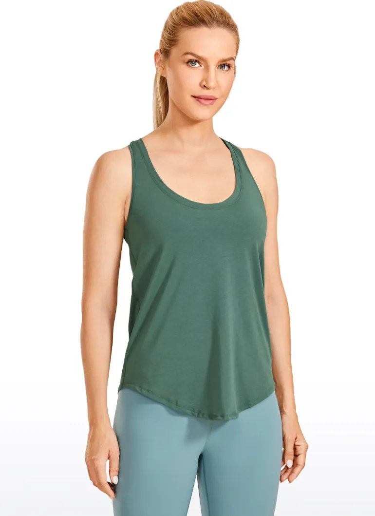 Pima Cotton Tank Racerback