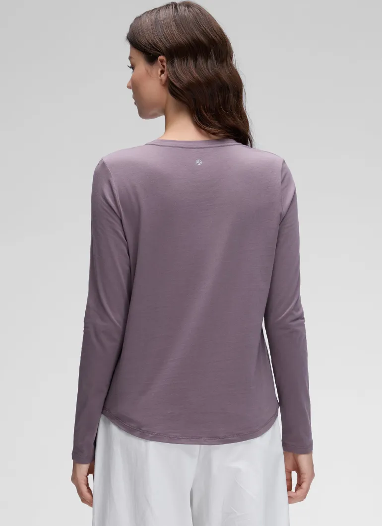 Pima Cotton Workout Long Sleeve