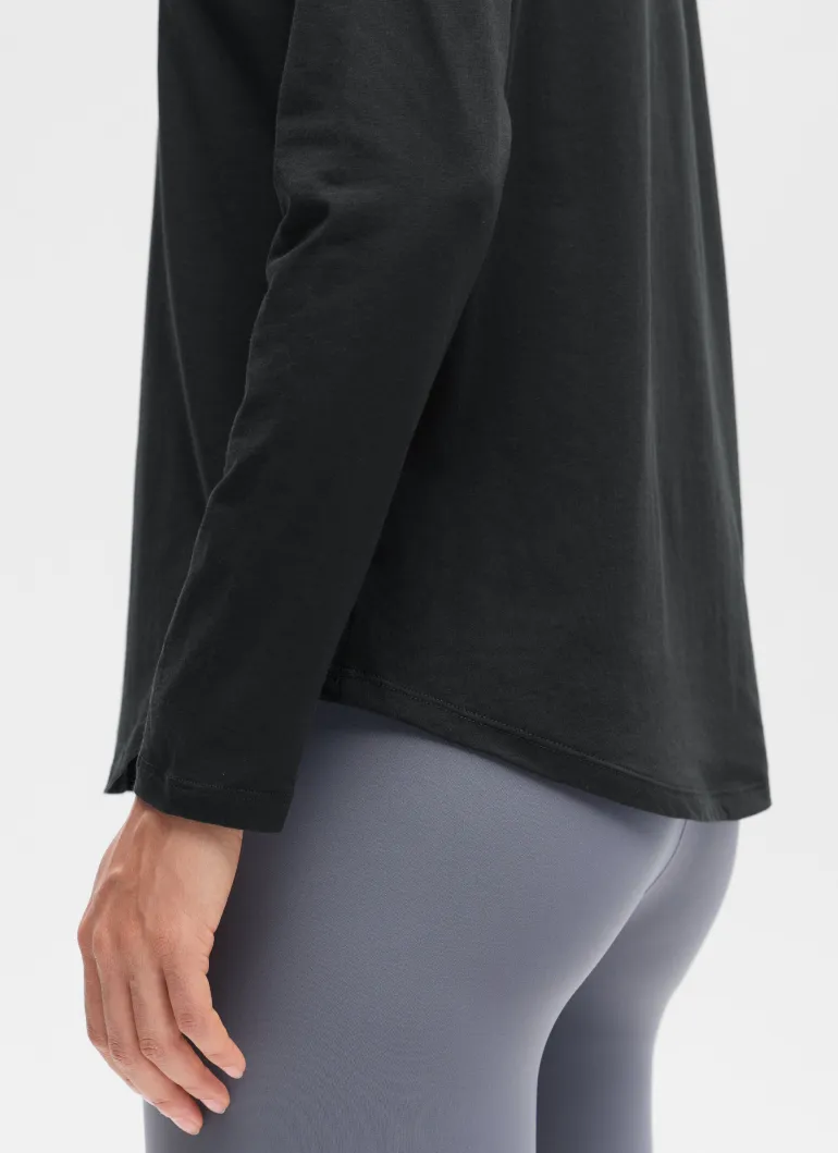 Pima Cotton Workout Long Sleeve
