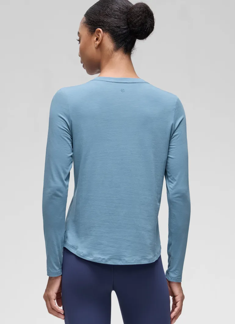 Pima Cotton Workout Long Sleeve