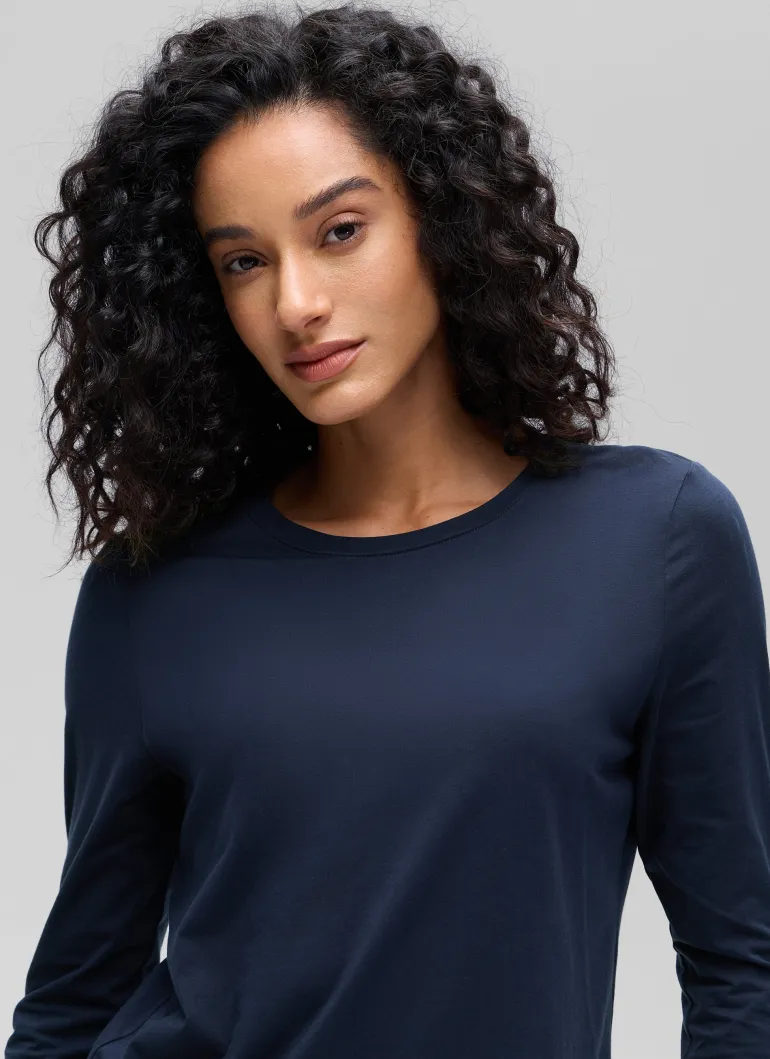 Pima Cotton Workout Long Sleeve