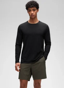 Poly Cotton-Blend Lightweight Long Sleeve