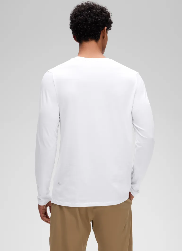 Poly Cotton-Blend Lightweight Long Sleeve