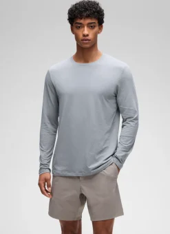 Poly Cotton-Blend Lightweight Long Sleeve