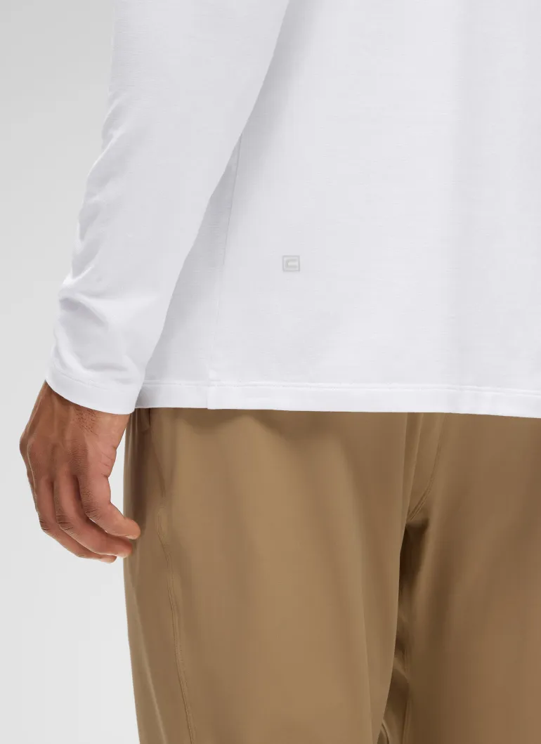 Poly Cotton-Blend Lightweight Long Sleeve
