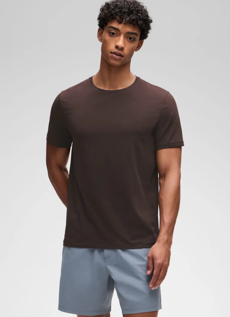 Poly Cotton-Blend Lightweight Short Sleeve