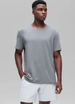 Poly Cotton-Blend Lightweight Short Sleeve