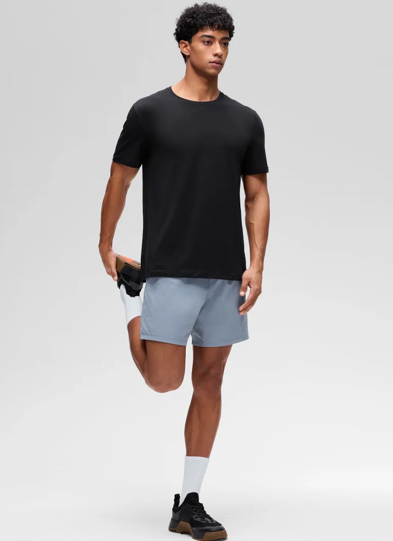 Poly Cotton-Blend Lightweight Short Sleeve