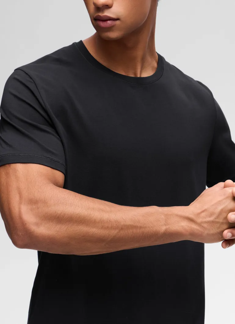 Poly Cotton-Blend Lightweight Short Sleeve