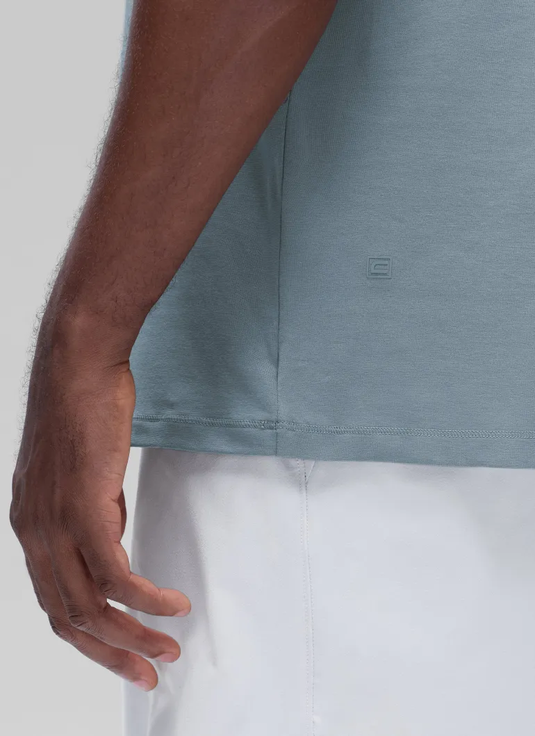 Poly Cotton-Blend Lightweight Short Sleeve