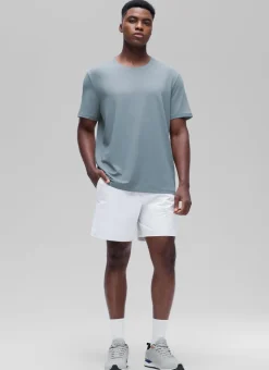 Poly Cotton-Blend Lightweight Short Sleeve