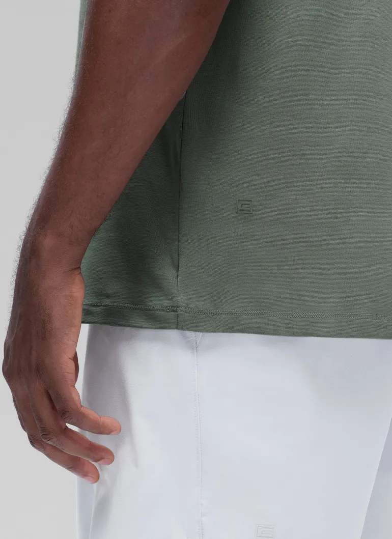Poly Cotton-Blend Lightweight Short Sleeve
