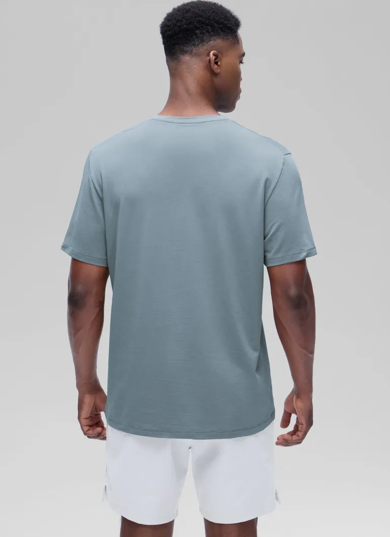 Poly Cotton-Blend Lightweight Short Sleeve