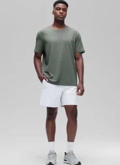 Poly Cotton-Blend Lightweight Short Sleeve