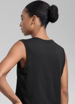Poly Cotton-Blend Muscle Tank