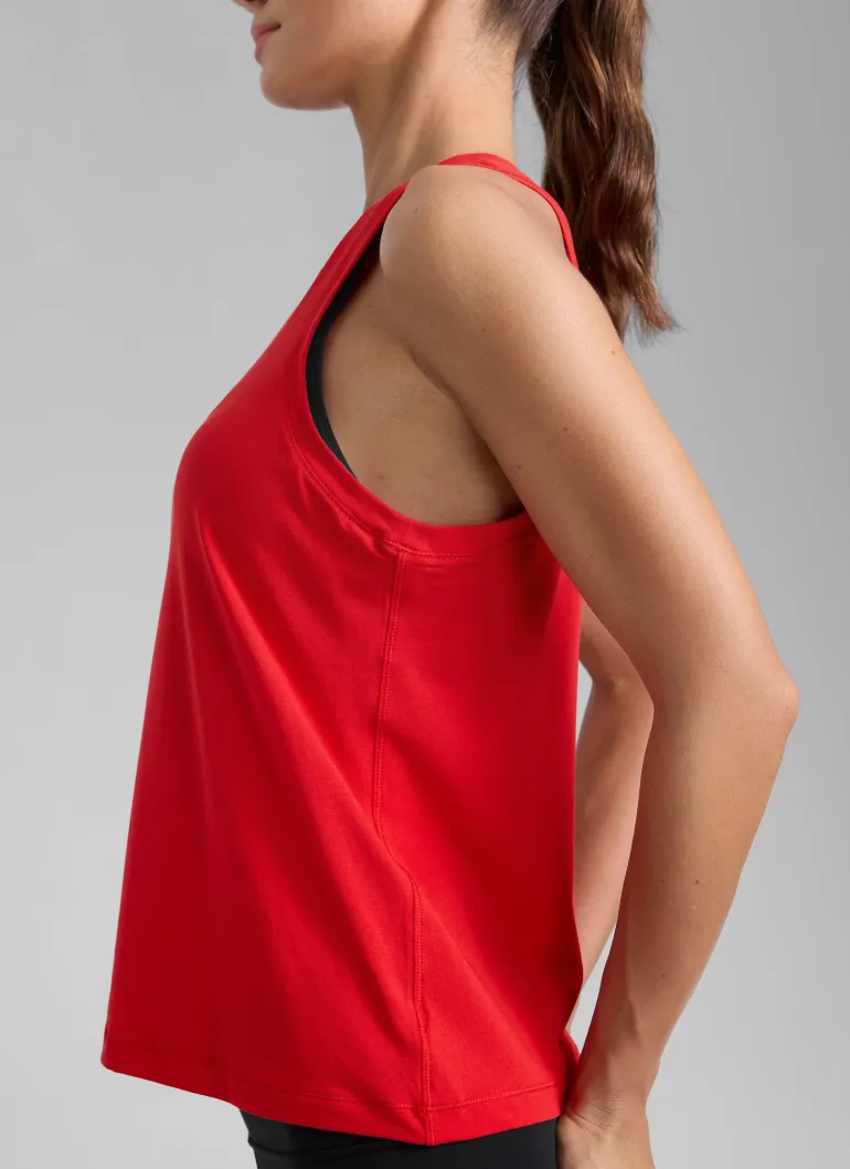 Poly Cotton-Blend Racerback Tank