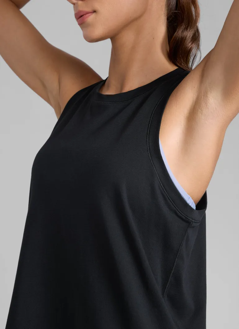 Poly Cotton-Blend Racerback Tank