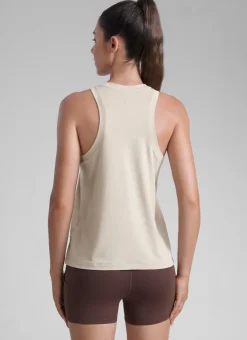 Poly Cotton-Blend Racerback Tank
