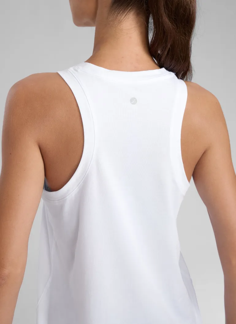 Poly Cotton-Blend Racerback Tank