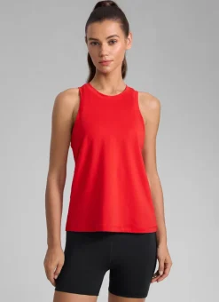 Poly Cotton-Blend Racerback Tank