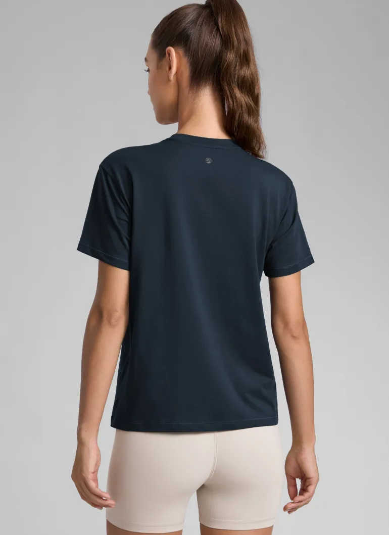 Poly Cotton-Blend Short Sleeves