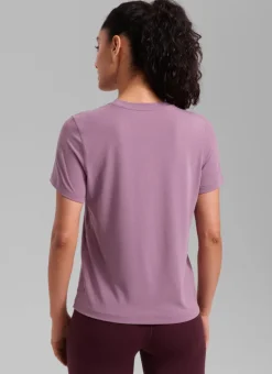 Quick Dry Crewneck Hip Length Short Sleeve