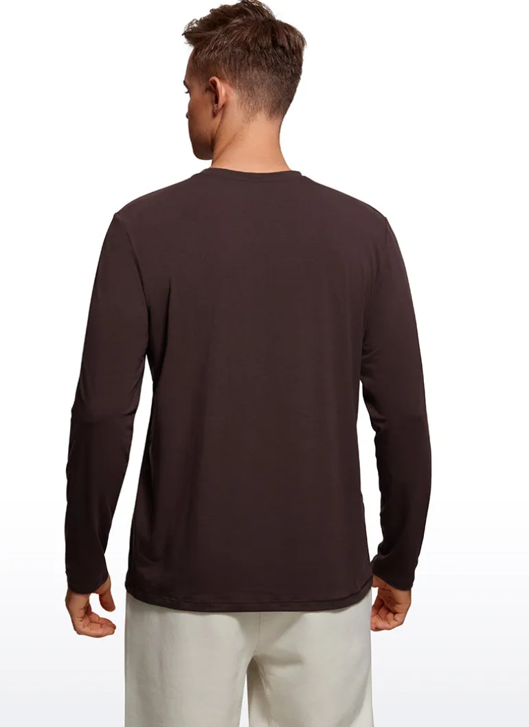Quick Dry High Crewneck Long Sleeves Shirts