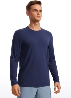 Quick Dry High Crewneck Long Sleeves Shirts