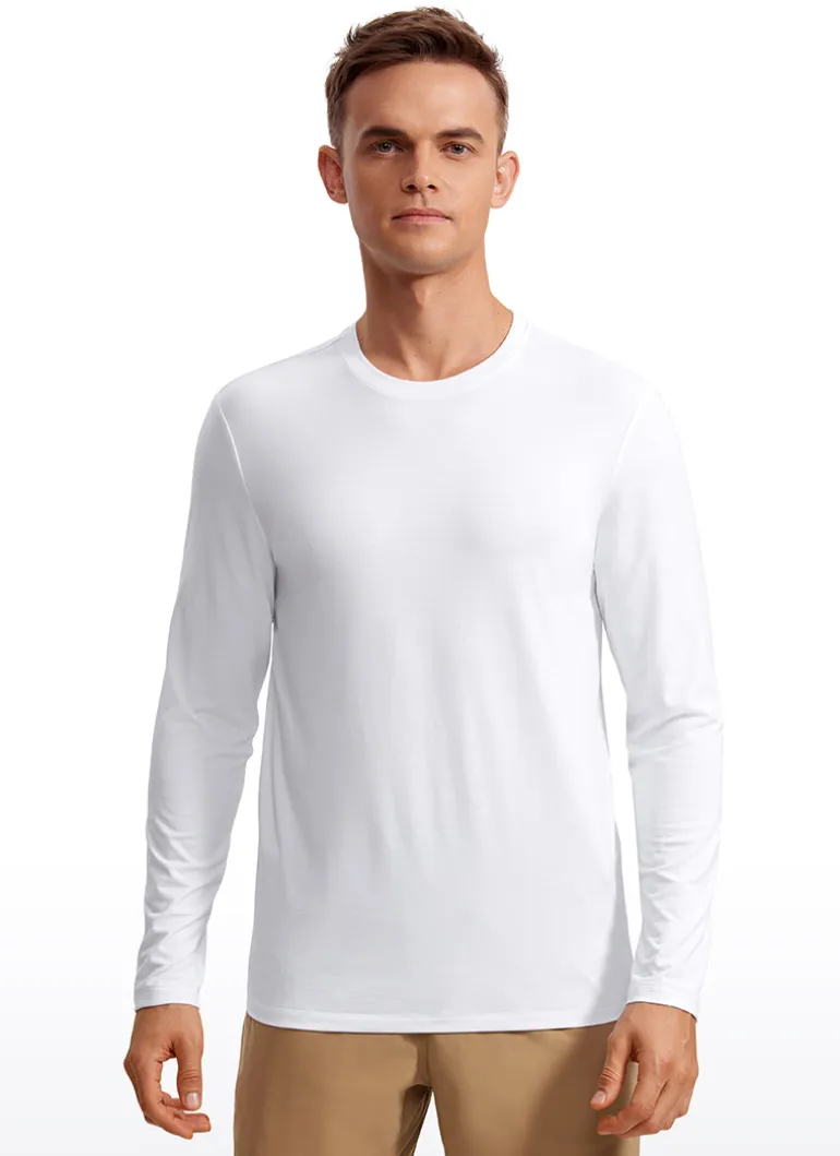 Quick Dry High Crewneck Long Sleeves Shirts