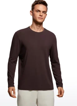 Quick Dry High Crewneck Long Sleeves Shirts