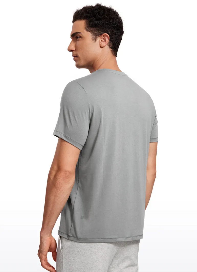 Quick Dry High Crewneck Short Sleeves Shirts