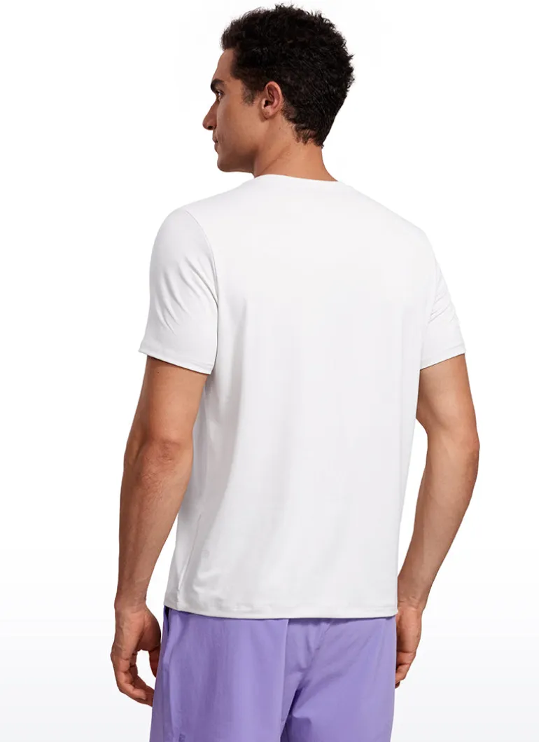 Quick Dry High Crewneck Short Sleeves Shirts