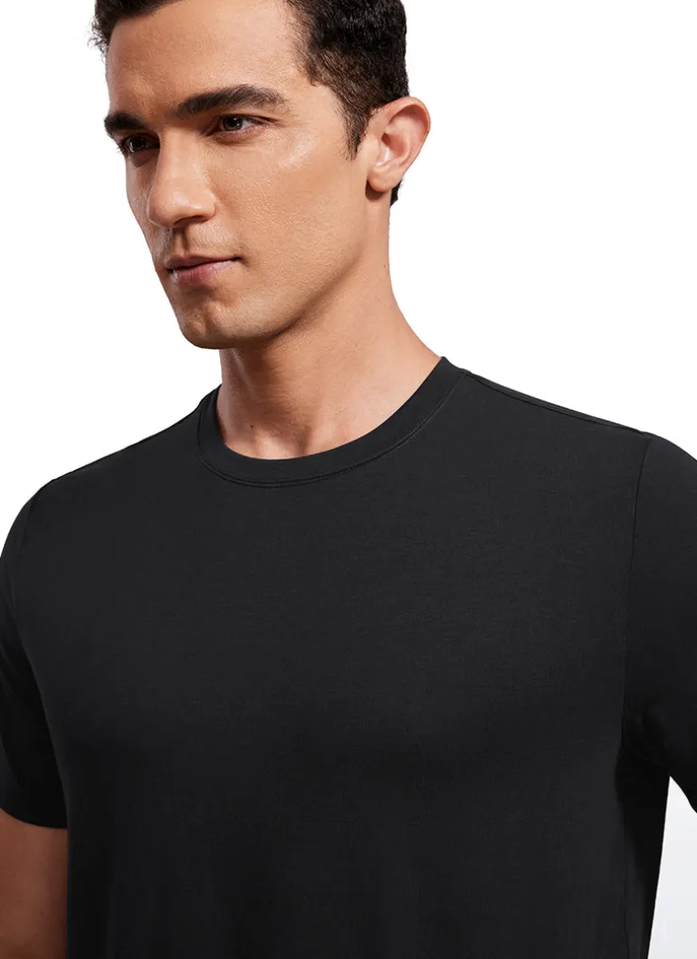 Quick Dry High Crewneck Short Sleeves Shirts