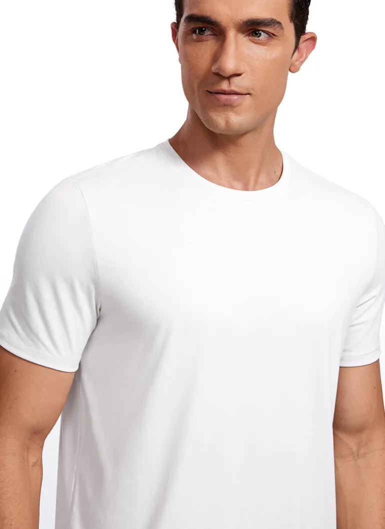 Quick Dry High Crewneck Short Sleeves Shirts