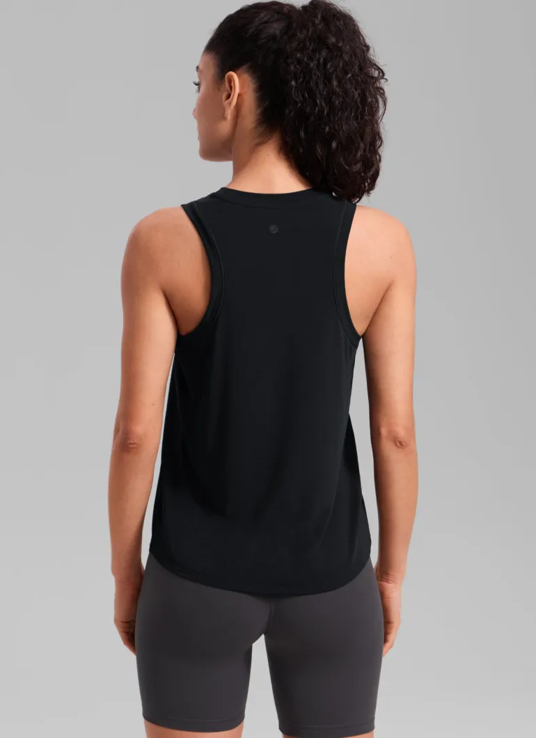 Quick Dry Racerback Hip Length Tank