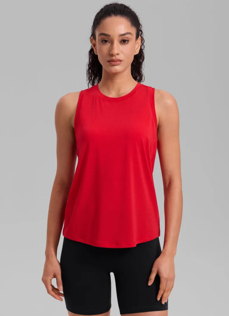 Quick Dry Racerback Hip Length Tank