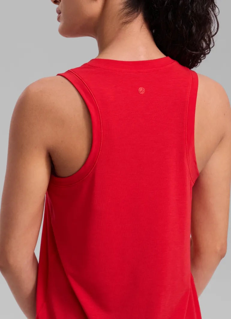 Quick Dry Racerback Hip Length Tank