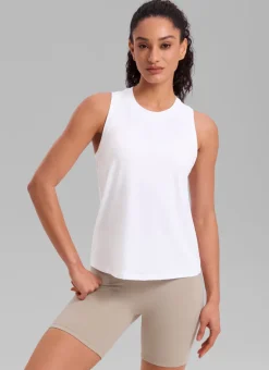 Quick Dry Racerback Hip Length Tank