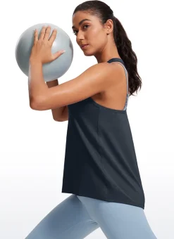 Racerback Casual Sleeveless Tank