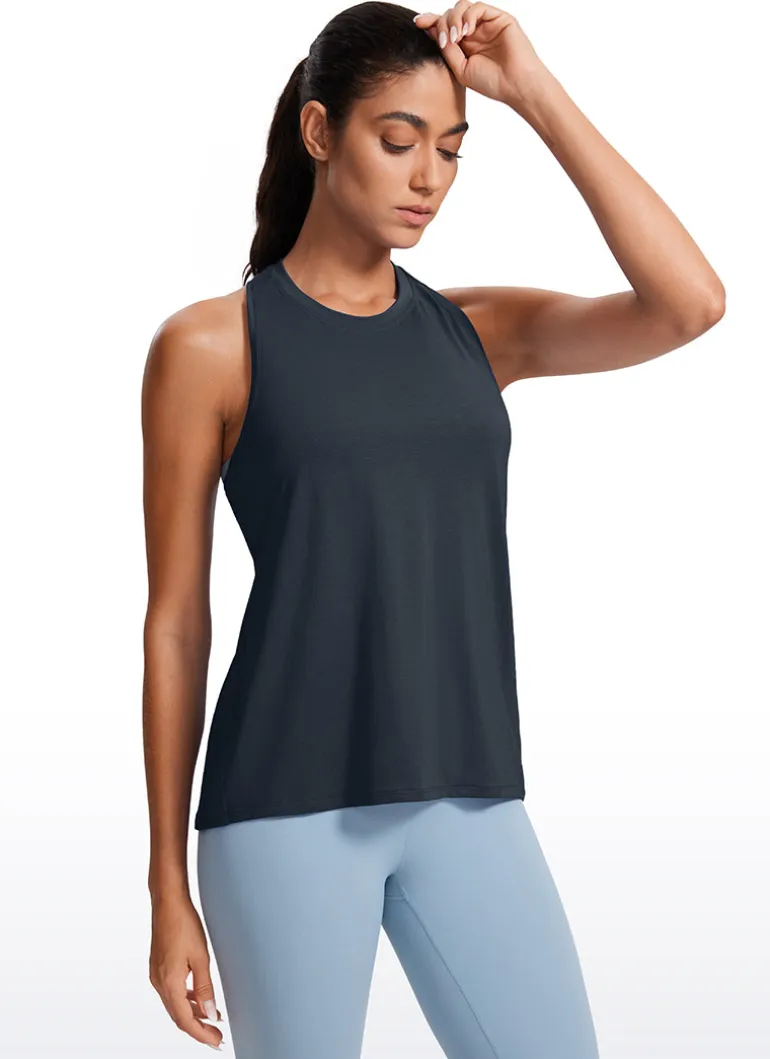 Racerback Casual Sleeveless Tank
