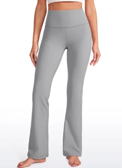 Ribbed High Waist Pocket Flare Leggings 31