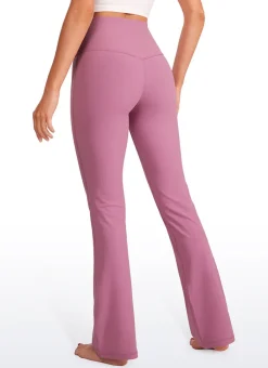 Ribbed High Waist Pocket Flare Leggings 31