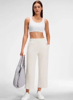 Ribbed U Back Sports Bra