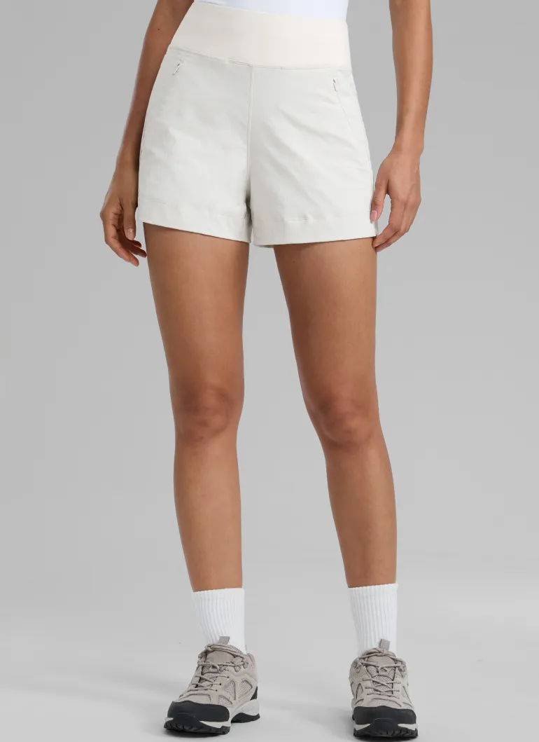 Ripstop Zip Pocket Mid Rise Shorts 4''