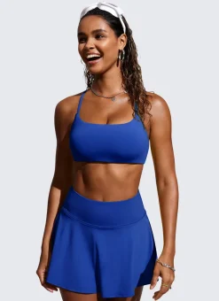 Scoop Neck Adjustable Strap D-DD Bikini Top