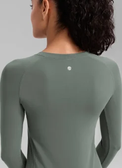 Seamless Crew Neck Long Sleeve