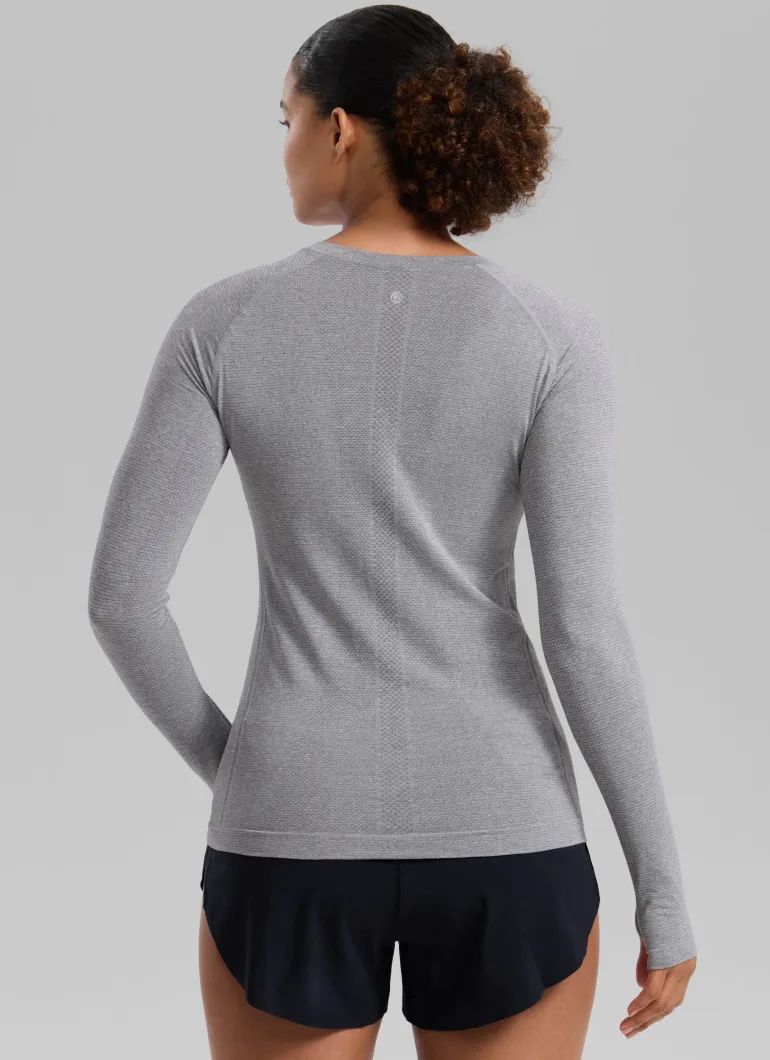 Seamless Crew Neck Long Sleeve