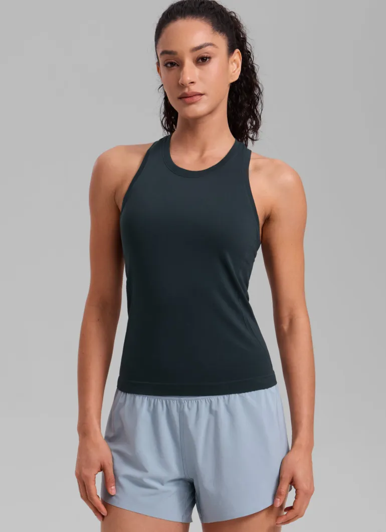Seamless Crewneck Racerback Tank