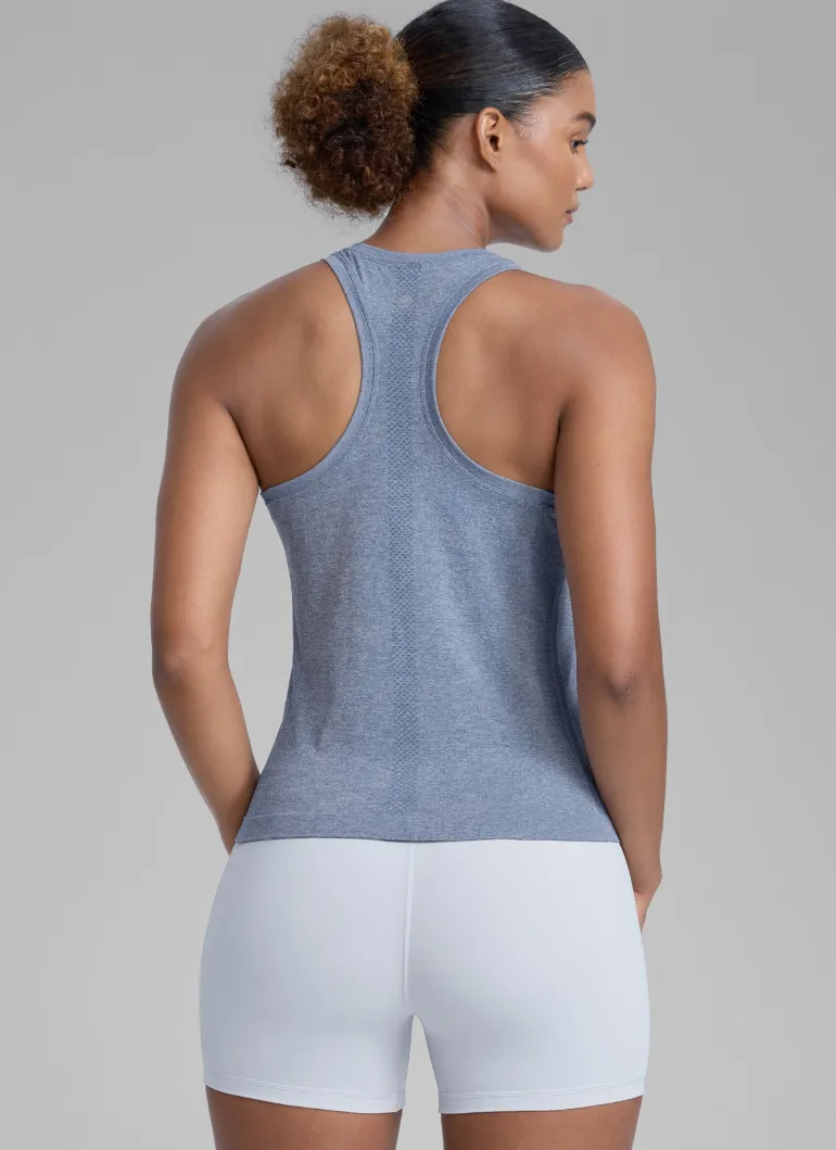 Seamless Crewneck Racerback Tank