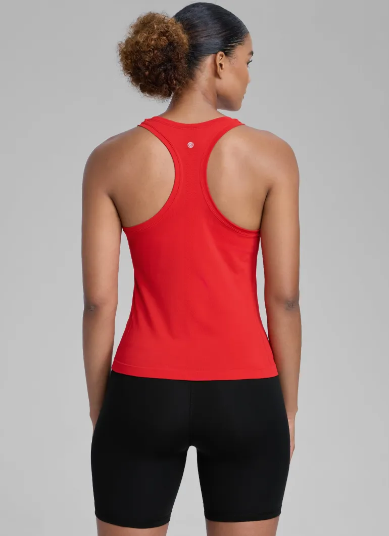 Seamless Crewneck Racerback Tank